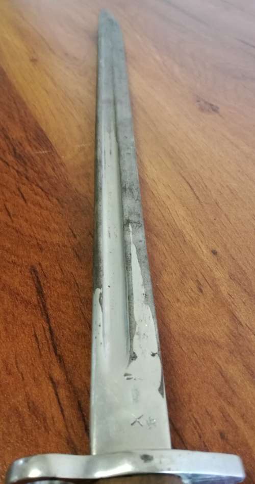 VINTAGE LONG BAYONET LOOKS LIKE IT'S DATED 1924