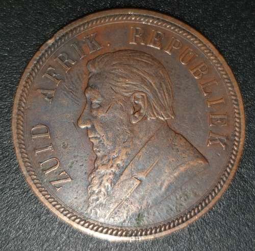 ZAR 1 PENNY 1892 UNGRADED