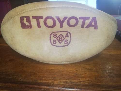 SUPER COLLEGE BY INVINCIBLE GENUINE LEATHER RUGBY BALL