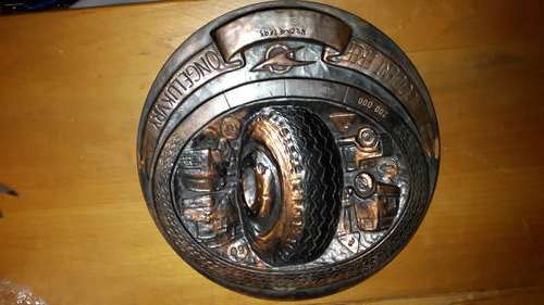 HEAVY RAILWAY ACCIDENT FREE PLAQUE 400000KMS