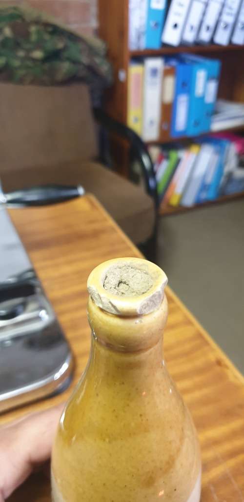 STANGER MINERAL WATER WORKS GINGER BEER BOTTLE VERY SCARCE