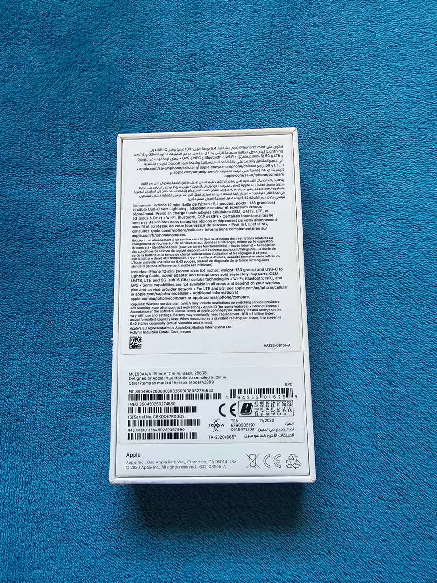 iPhone 12 mini 256GB (100% battery health)