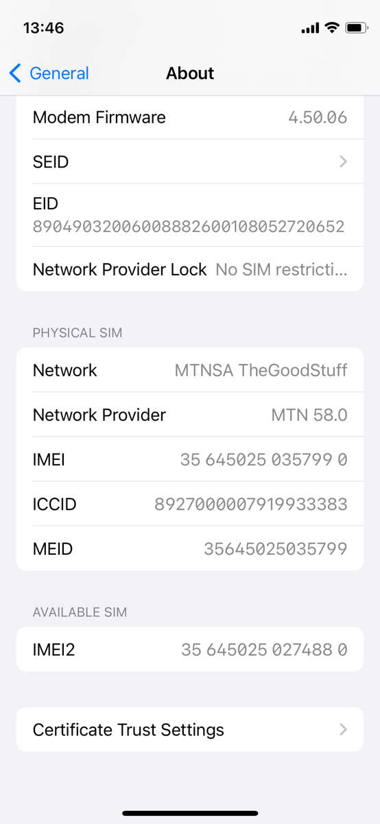 iPhone 12 mini 256GB (100% battery health)