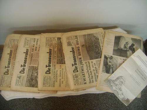 OU KOERANTE, PAMFLET EN BYLAE DD DESEMBER 1949 (TYDENS DIE INWYDING VAN DIE VOORTREKKER MONUMENT)