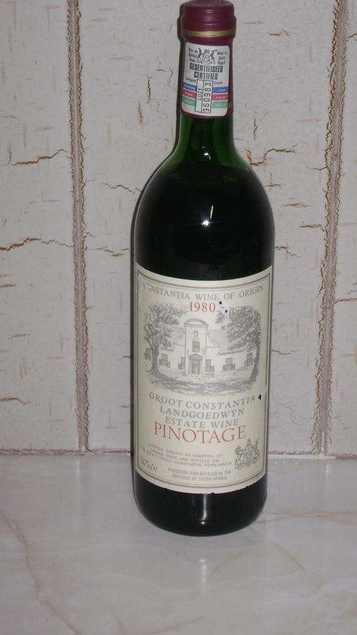 Groot Constantia Estate Wine PINOTAGE 1980