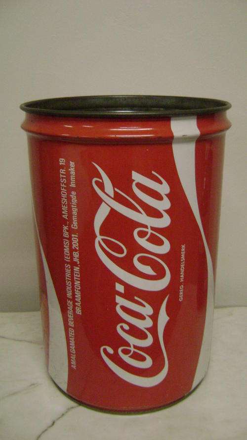 HUGE Coca Cola Tin Bin for sale - good condition