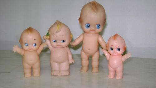 4 Small Kewpie dolls - as adorable as ever!!!