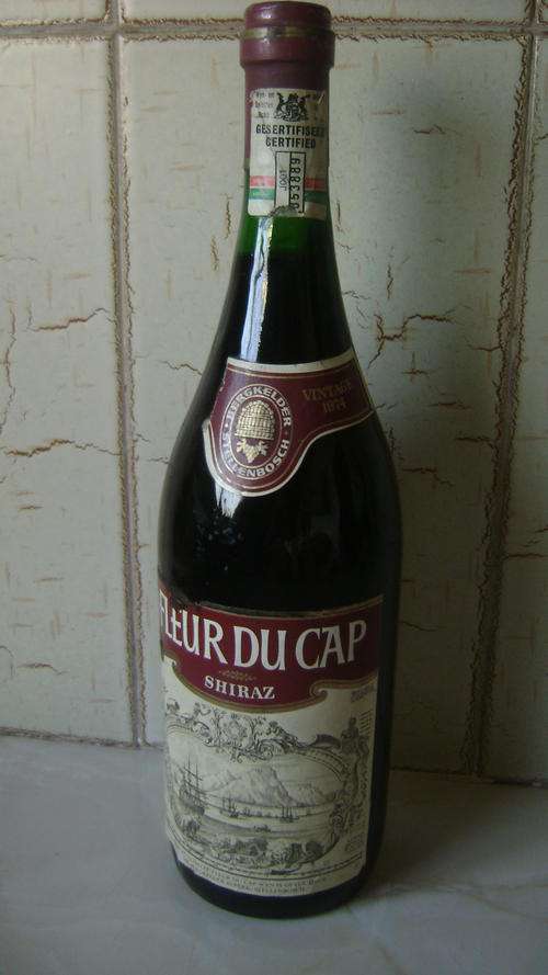FLEUR DU CAP SHIRAZ 1974 Vintage