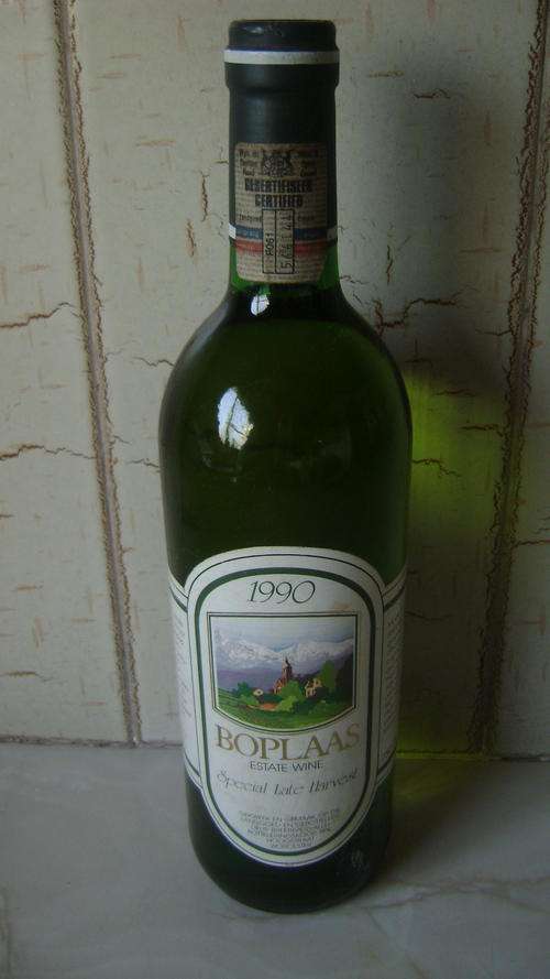 Boplaas Estate Wine Special Late Harvest 1990