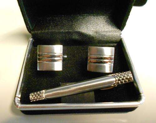 Cufflinks & Tie Pin Set