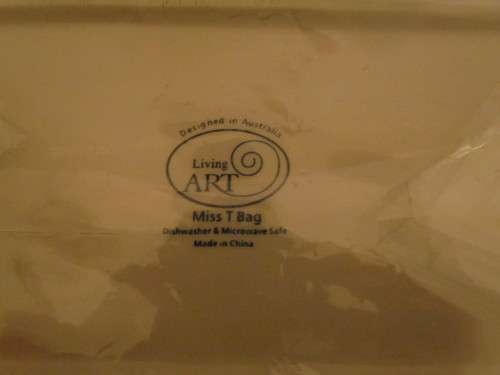 Miss T Bag cheese plate and knife! by Living Art