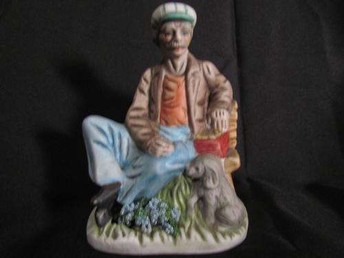 OLD MAN WITH HIS DOG.