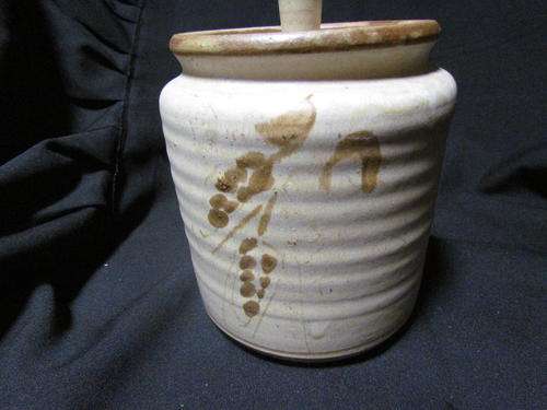 LOVELY BARREL HANDMADE ON A POTTERY WHEEL!!