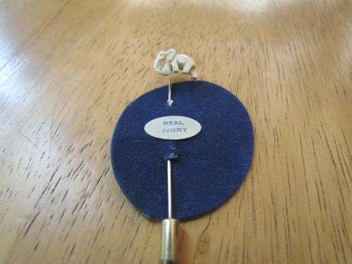 A REAL IVORY HAT PIN-ANTIQUE!!!