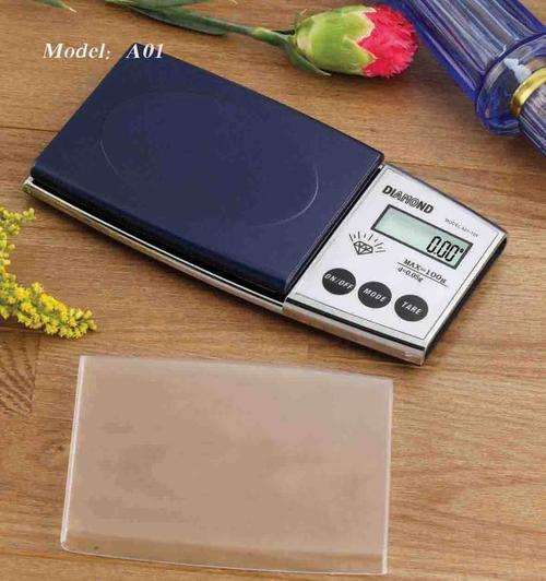 ELECTRONIC DIAMOND POCKET SCALE 500g / 0.1g