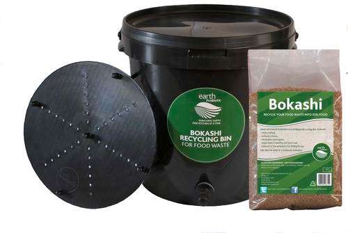 Recycle your Food Waste into Compost with the Earth Probiotic Bokashi Kit