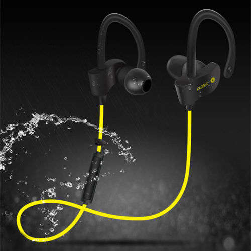 Waterproof Sports Headphones Bluetooth Wireless In-Ear Stereo Headset Earphones