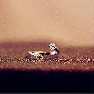 New & Fashion Women Rose Gold Plated ring!!99% OFF!!