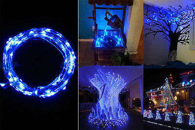 100 LEDs Battery Operated Mini LED Copper Wire String Fairy Lights 10Metres (50% OFF!)