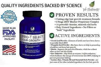 Hair Loss Vitamins Supplement for Fast Hair Growth DHT Blocker Pills(30% OFF!)