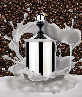 Stainless Steel Milk Frother Double -500ml (60% OFF!)