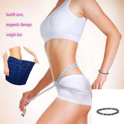 Weight Loss Round Black Stone Bracelet Health Care Magnetic Therapy Bracelet(75% OFF!)