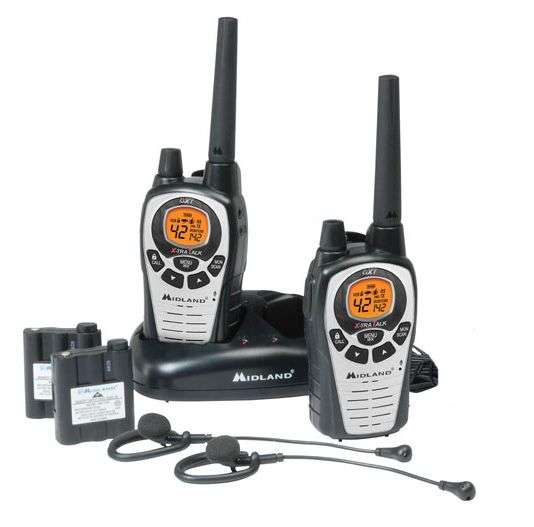 Midland GXT760VP4 Pro Series (5 Watt Output) 58km Two Way Radio Kit - Perfect Xmas Gift!