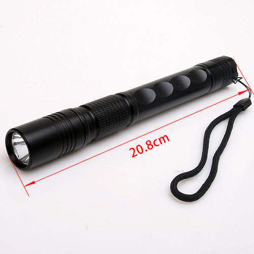Police 8W Aluminium LED Handle Flashlight Lamp Light for Hiking Camping (New)