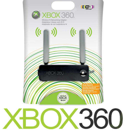 Official Microsoft XBox 360 Wireless 'N' Network Adaptor: (Xbox 360) Brand New.