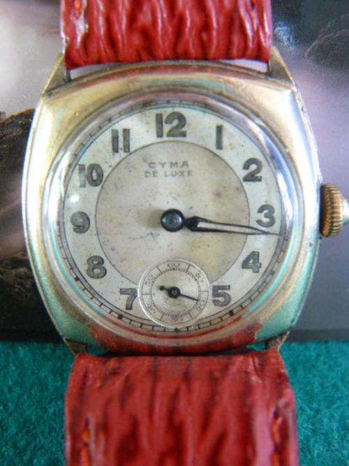 ART DECO GOLD PLATTED CYMA DE LUX