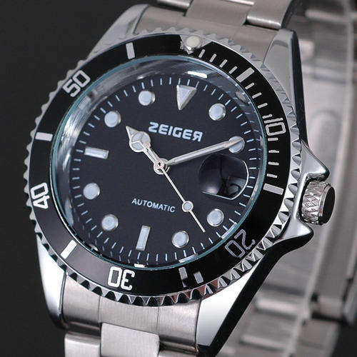 ZEIGER  AUTOMATIC DATE STAINLESS STEEL MEN'S WATCH