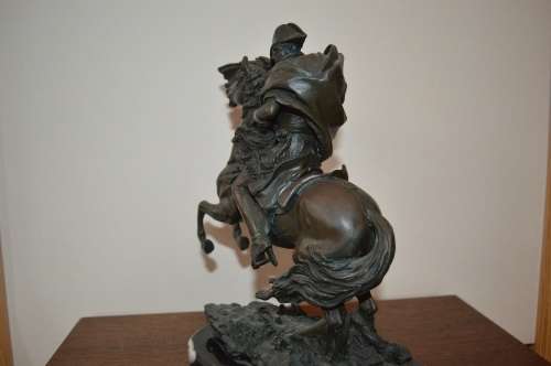 "Napoleon Bonaparte Bronze on Horseback"