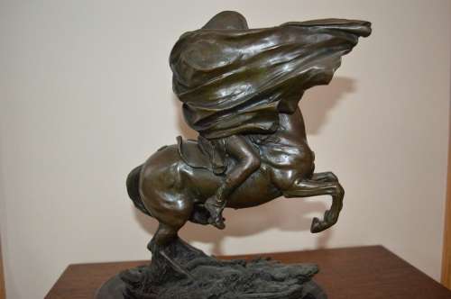 "Napoleon Bonaparte Bronze on Horseback"