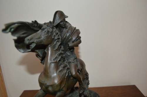 "Napoleon Bonaparte Bronze on Horseback"