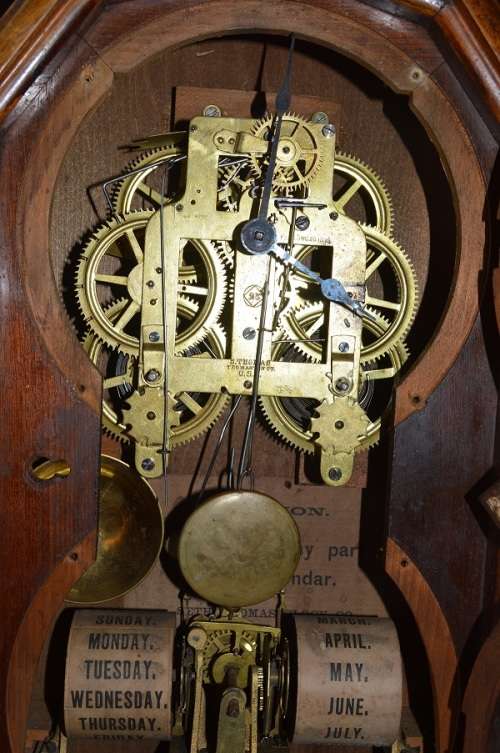 SETH THOMAS Parlor Calender clock No5