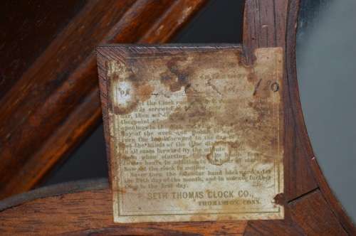 SETH THOMAS Parlor Calender clock No5