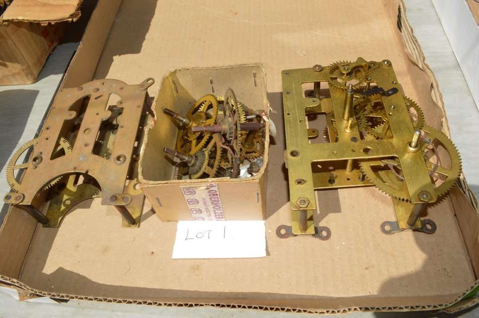 Clock movement lot1 spares