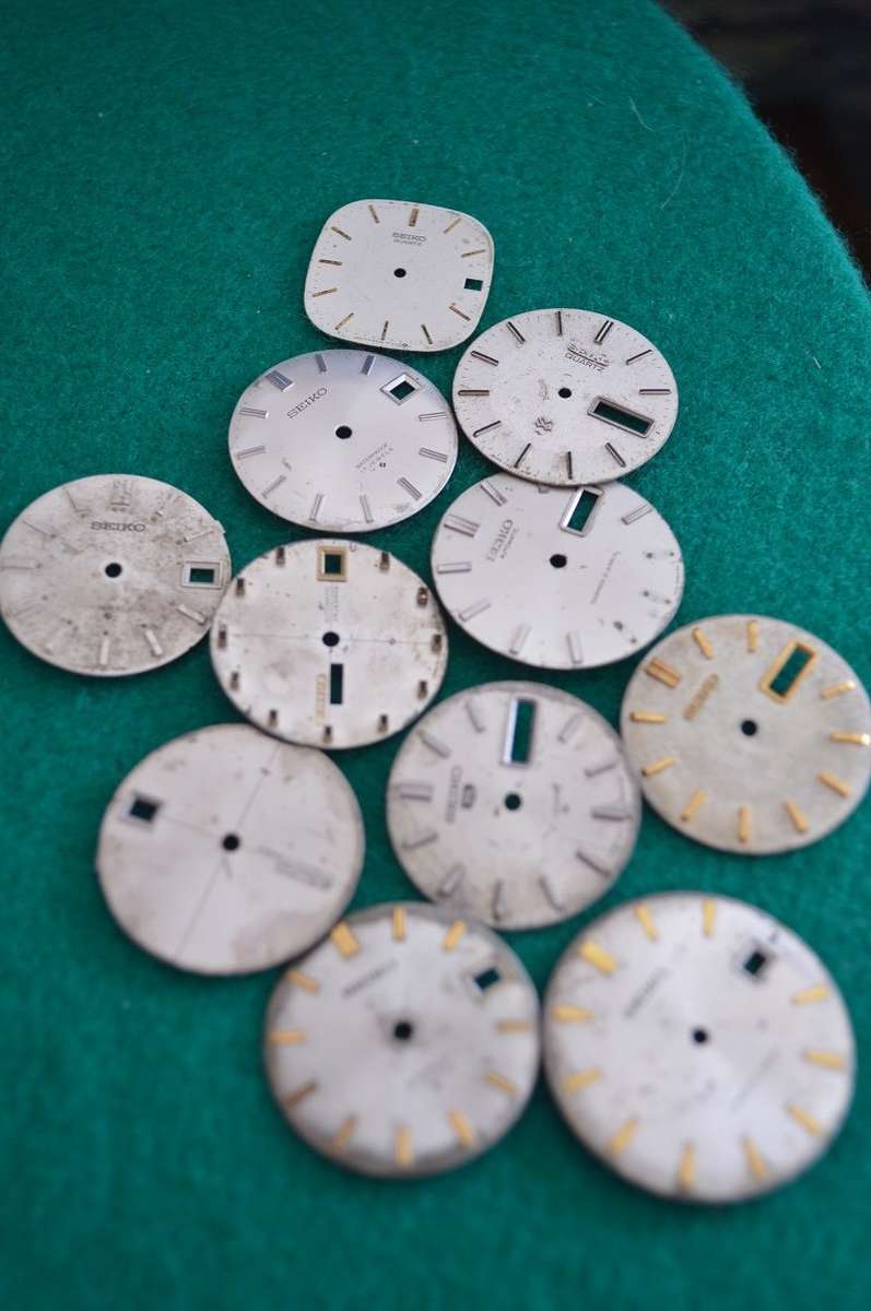 Usefull SEIKO spares dials for the keen watchmaker