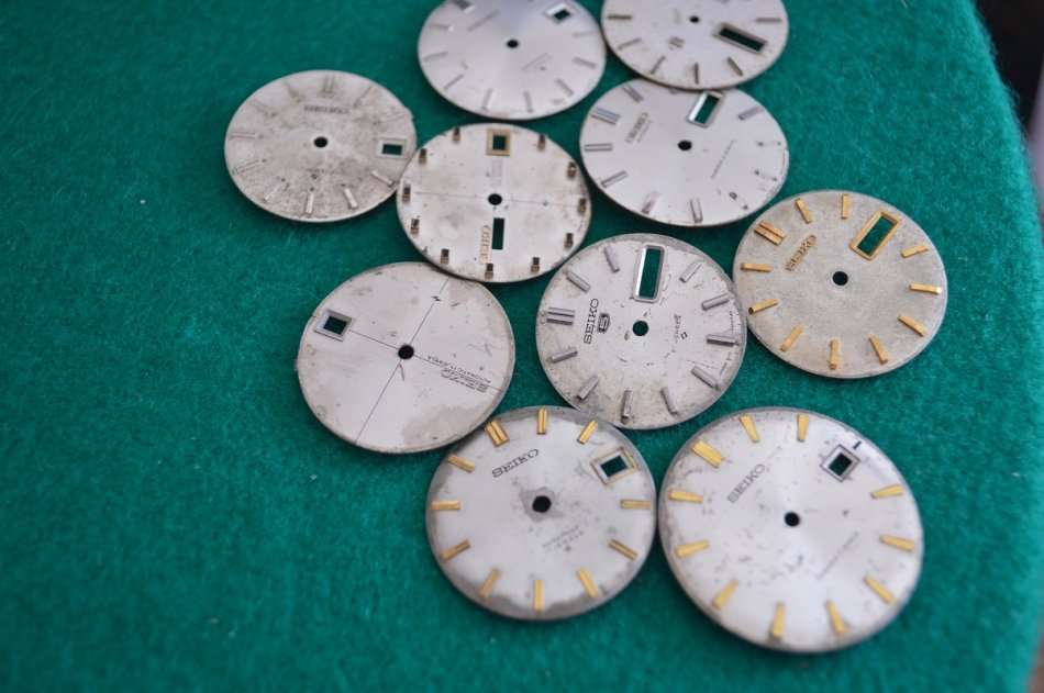 Usefull SEIKO spares dials for the keen watchmaker