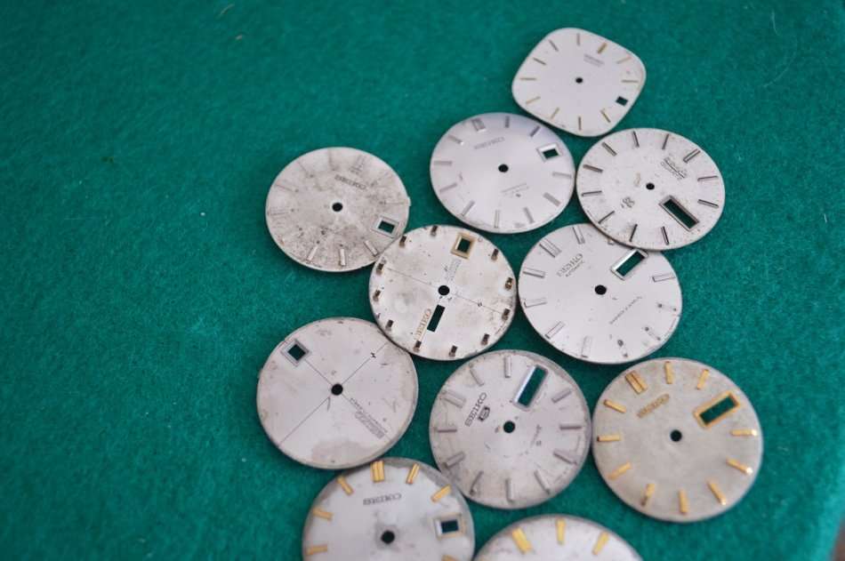 Usefull SEIKO spares dials for the keen watchmaker