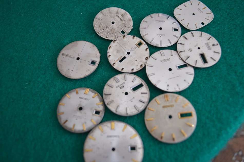 Usefull SEIKO spares dials for the keen watchmaker