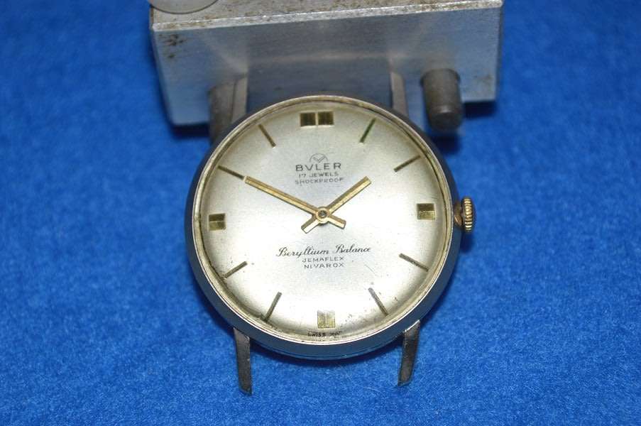 Vintage Buler Beryllium Balance mecanical men's watch