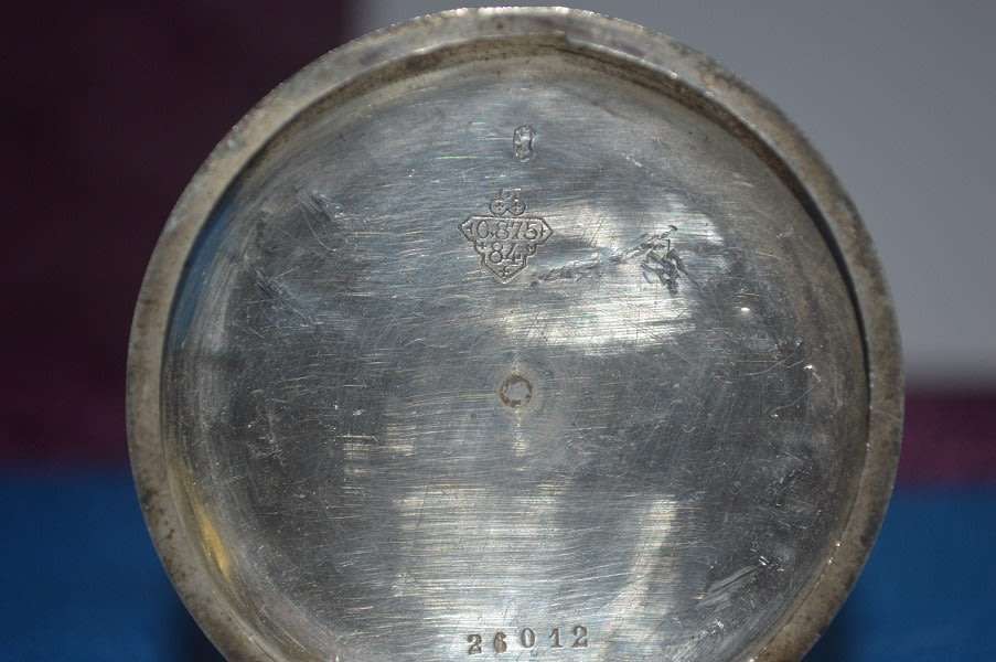 Silver 0,875 + 84 Telegraphe (swiss, Russian) pocket watch 98.7g