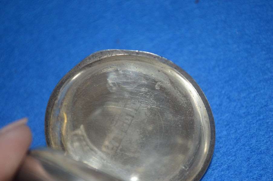 Silver 0,875 + 84 Telegraphe (swiss, Russian) pocket watch 98.7g