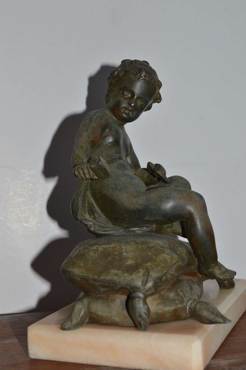 Frabrication Francaise Paris bronze patinated spelter book ends