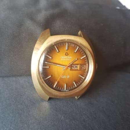 Lovely Certina Automatic DS-2 mens watch Turtle rear cover. Day&Date