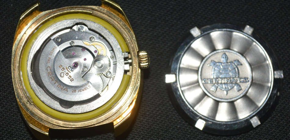 Lovely Certina Automatic DS-2 mens watch Turtle rear cover. Day&Date