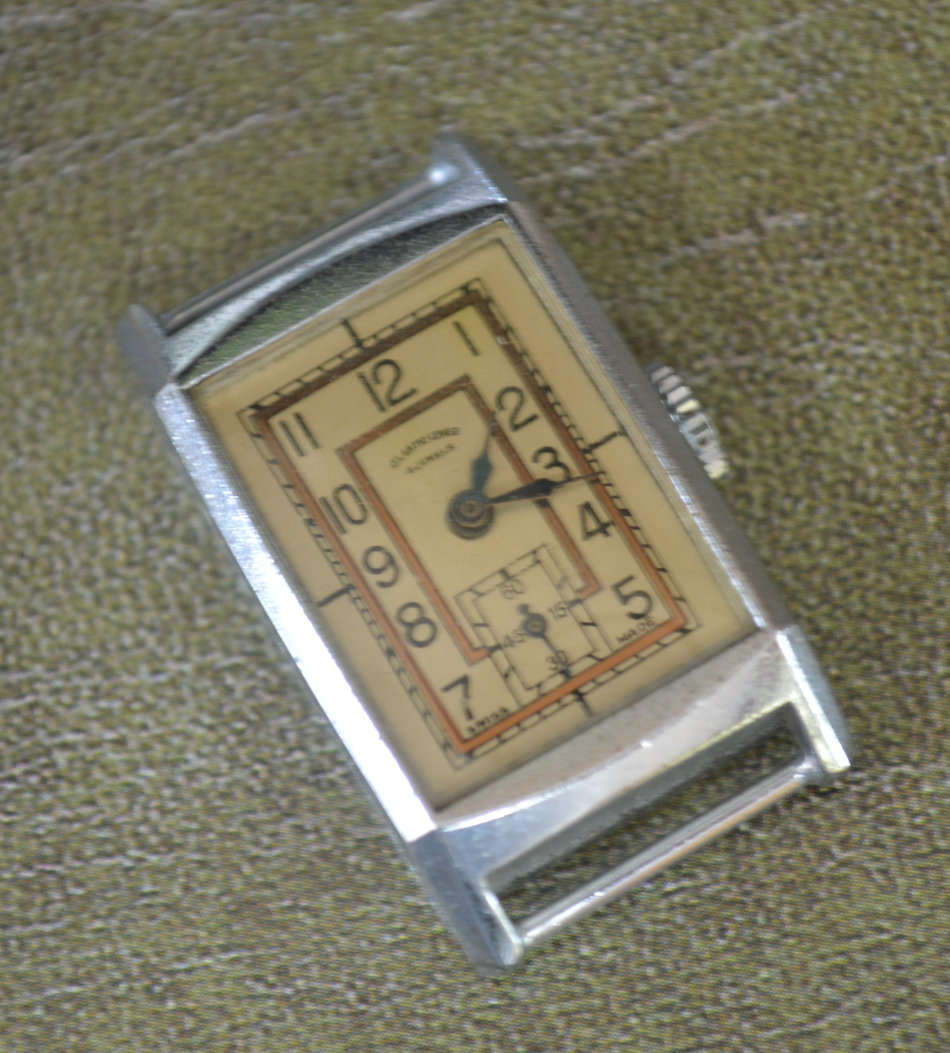 Atlantic lever 4 jewel swiss made vintage watch