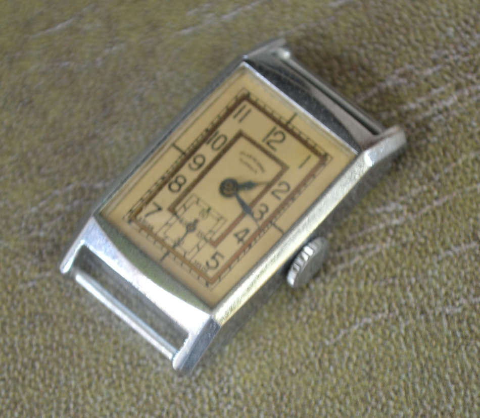 Atlantic lever 4 jewel swiss made vintage watch