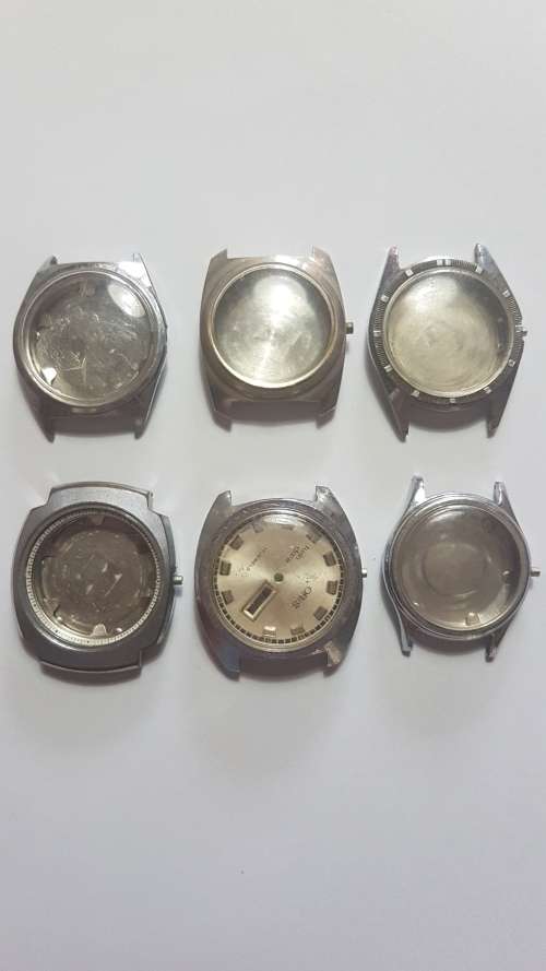 Assorted Oris watch housings 715, 654, 677, 718